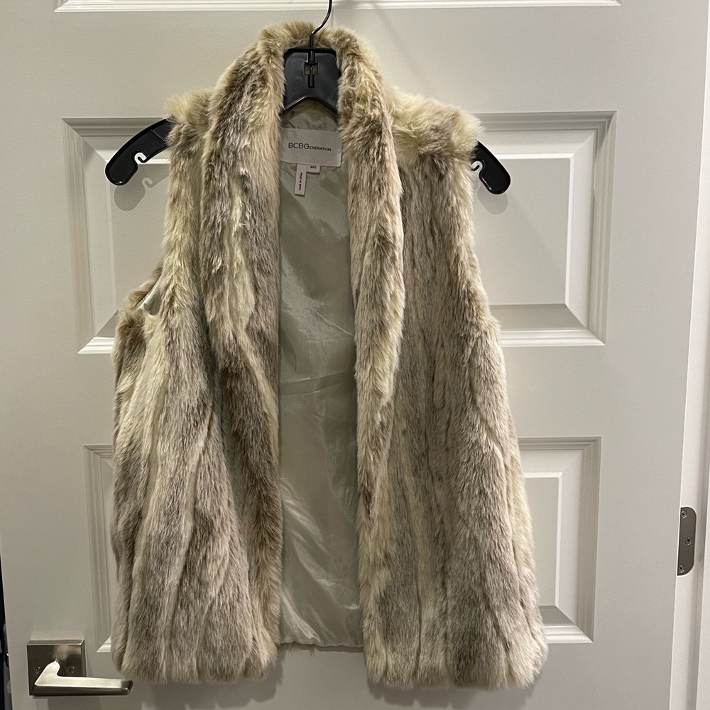 BCBGeneration Faux Fur Vest